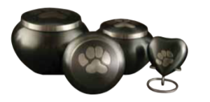 Slate-With-Pewter–Single-Paw-Rainbows-End-Pet-Cremation